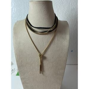 Sugarfix Gold Tone Layered Choker Necklace